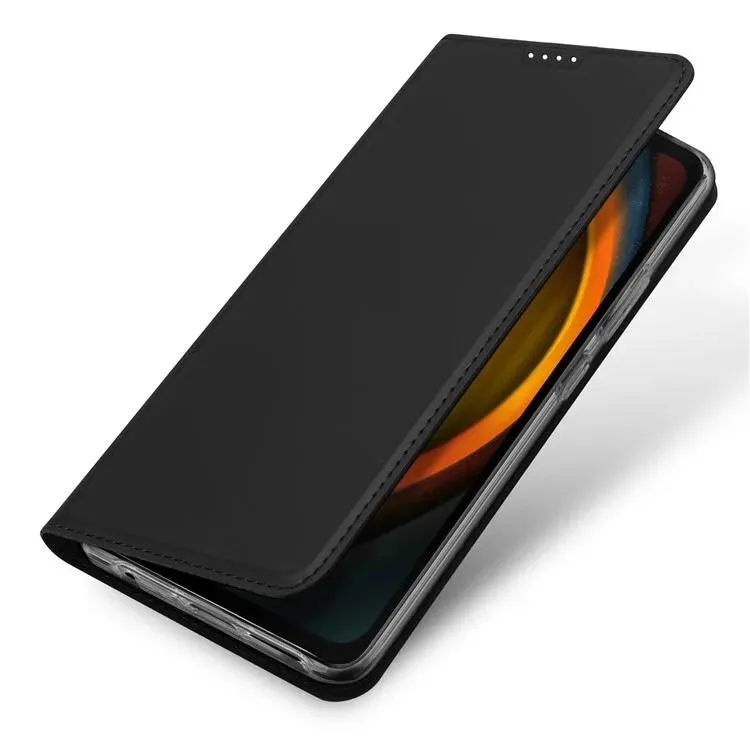 DUX DUCIS Skin Pro Faux Leather Wallet Flip Case for Samsung Galaxy Xcover 7 - Black