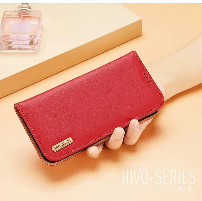 DuxDucis Galaxy S24 Ultra Real Leather Wallet