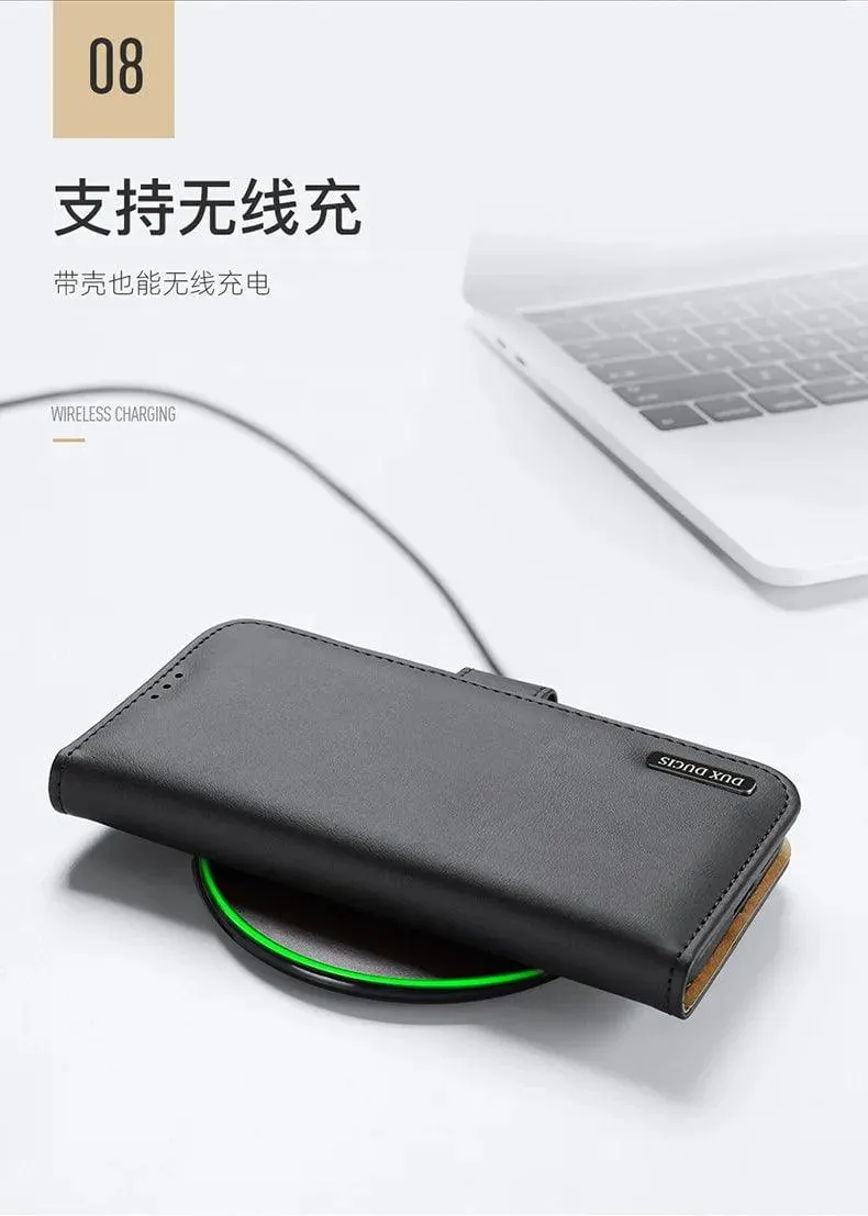 DuxDucis Galaxy S24 Ultra Real Leather Wallet