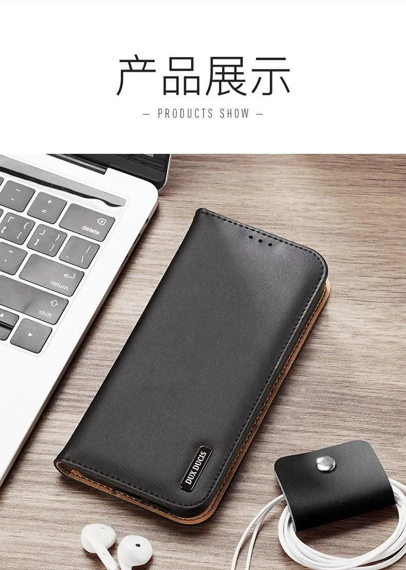 DuxDucis Galaxy S24 Ultra Real Leather Wallet