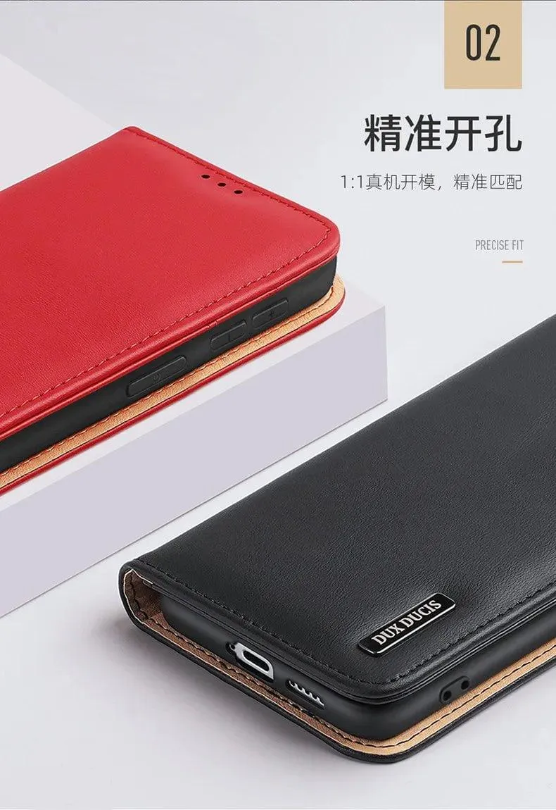 DuxDucis Galaxy S24 Ultra Real Leather Wallet