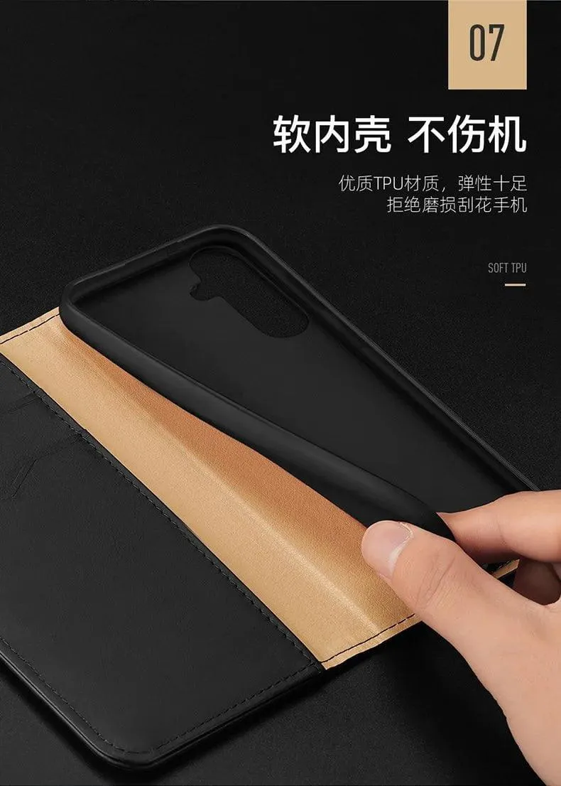 DuxDucis Galaxy S24 Ultra Real Leather Wallet