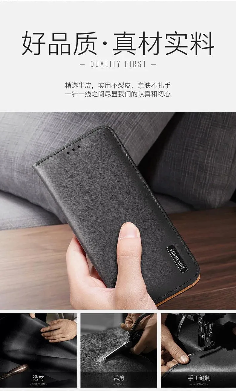 DuxDucis Galaxy S24 Ultra Real Leather Wallet
