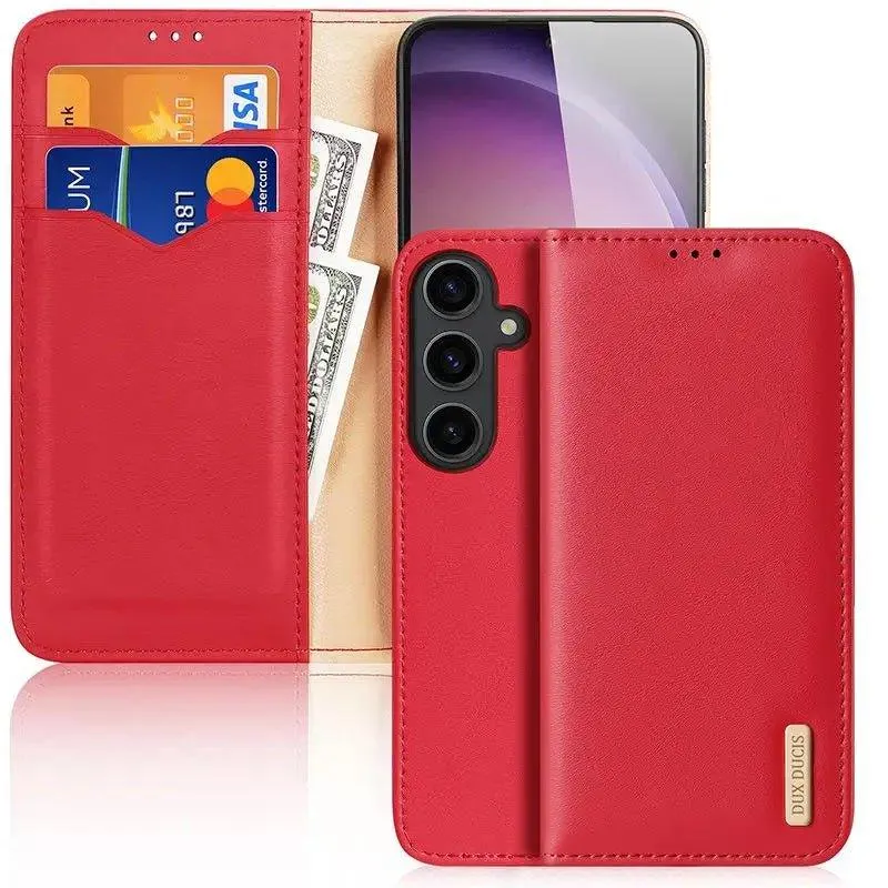 DuxDucis Galaxy S24 Ultra Real Leather Wallet