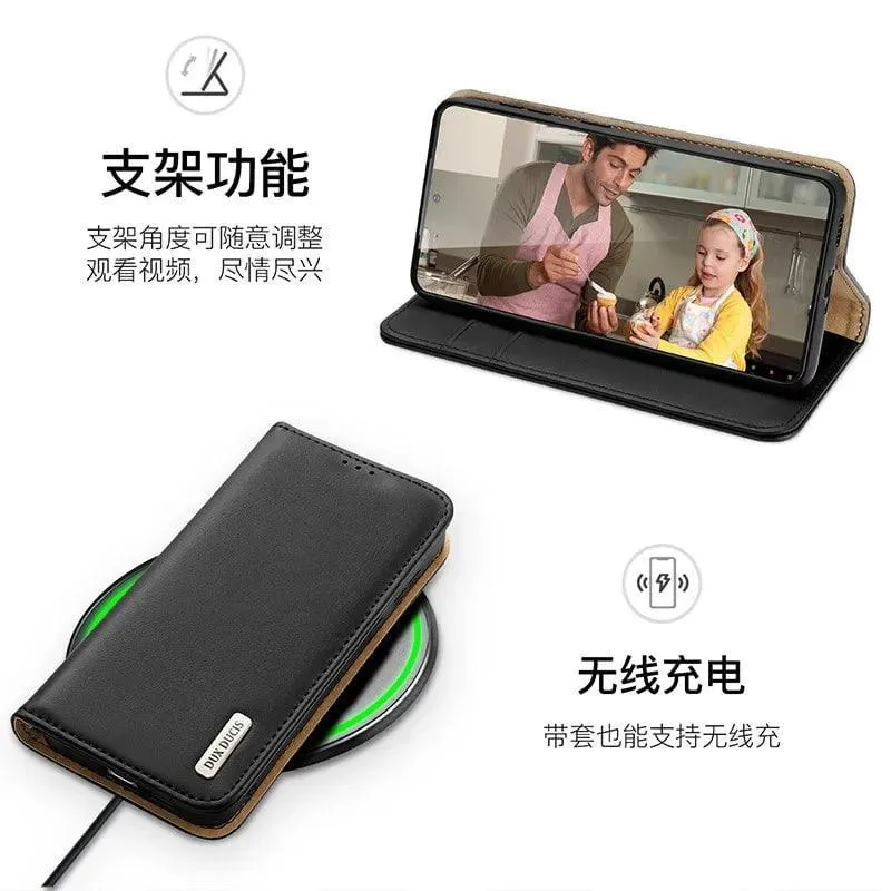 DuxDucis Galaxy S24 Ultra Real Leather Wallet