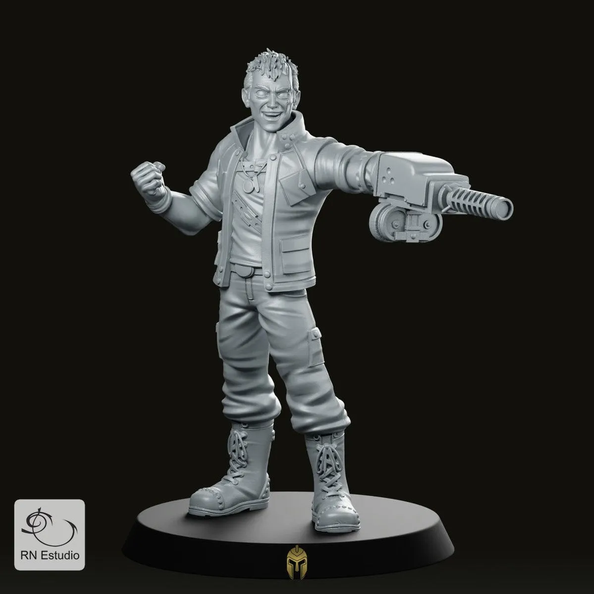 Dyne Cyberpunk Miniature