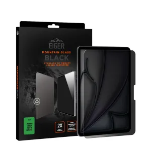 Eiger - iPad Air 13" (2024) Mountain Black Privacy 2.5D Armored Glass Screen Protector Case Friendly (EGMSP00265)