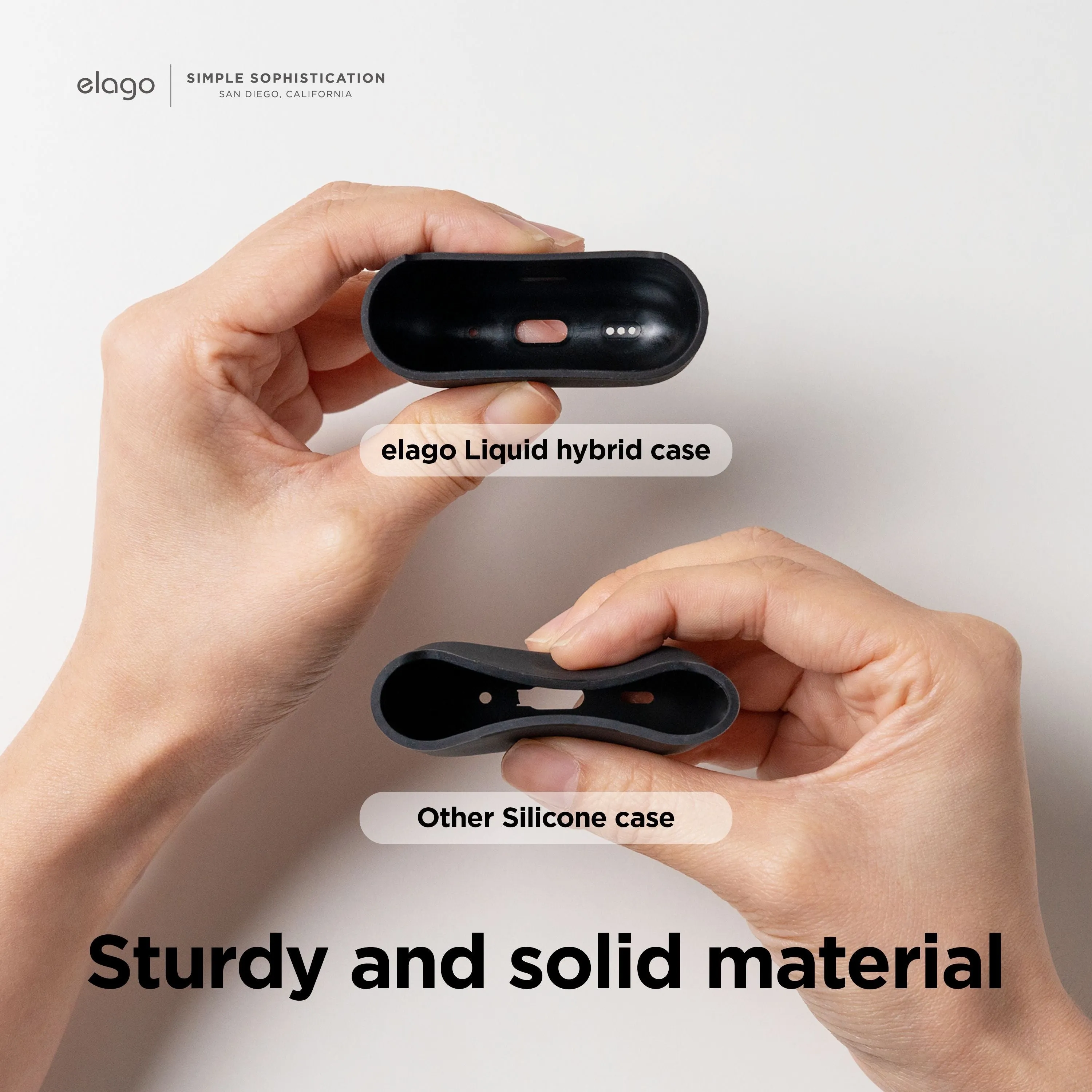 Elago Liquid Hybrid Case with Nylon Lanyard for AirPods Pro 2