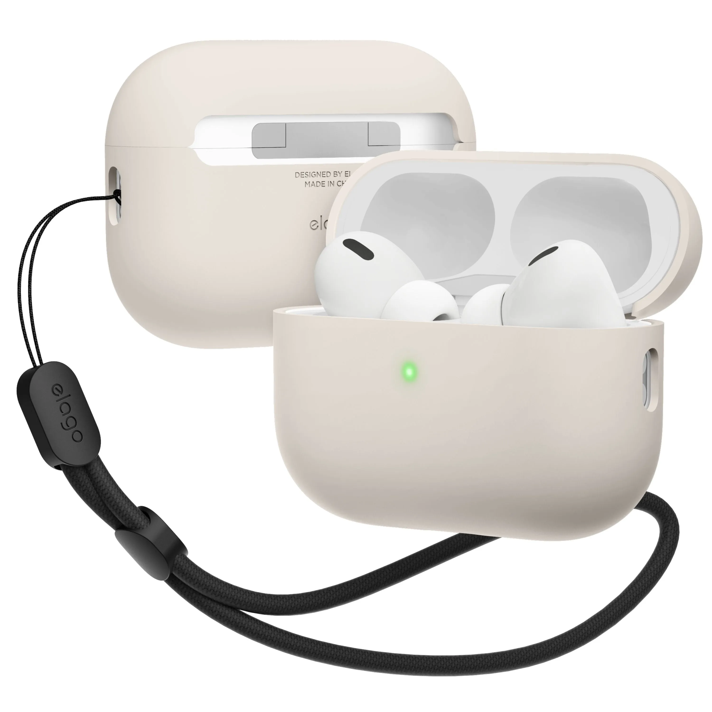 Elago Liquid Hybrid Case with Nylon Lanyard for AirPods Pro 2