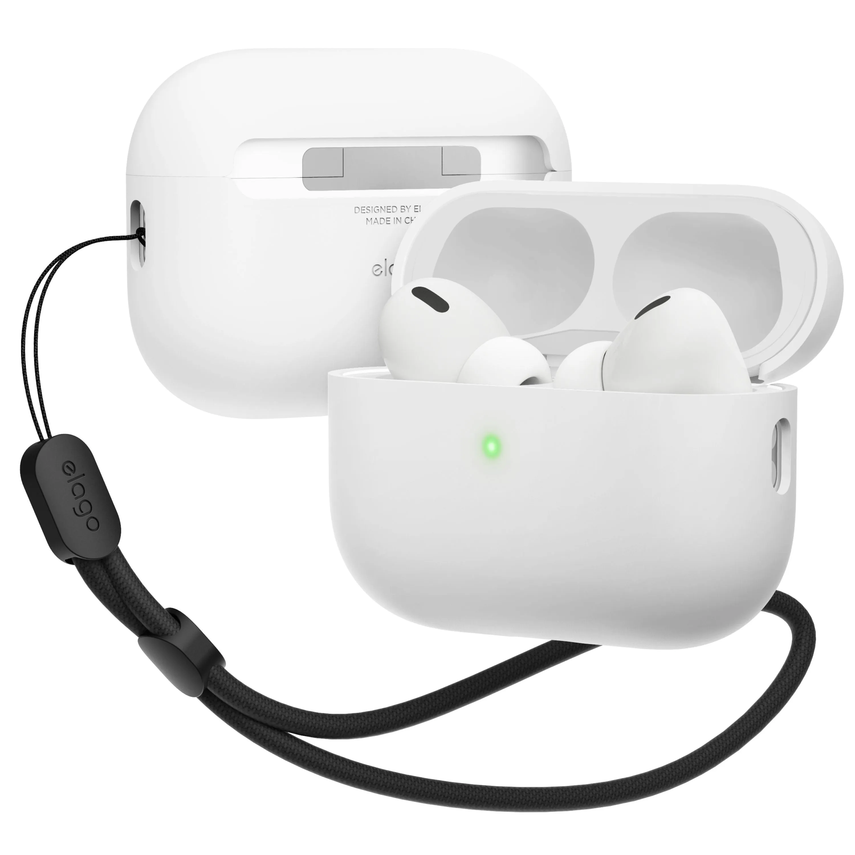 Elago Liquid Hybrid Case with Nylon Lanyard for AirPods Pro 2
