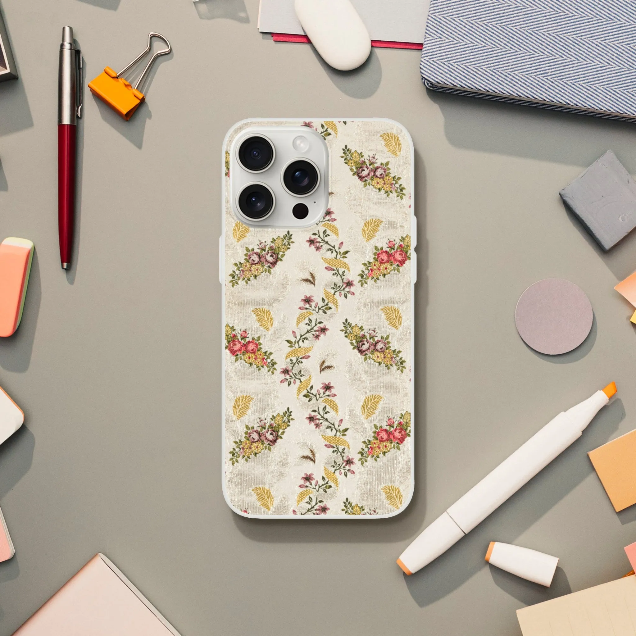 Elegant Floral Flexi Case