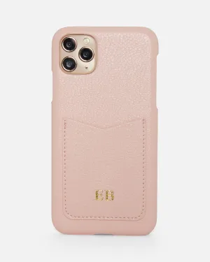 Embossed Pocket Phone Case in Blush
