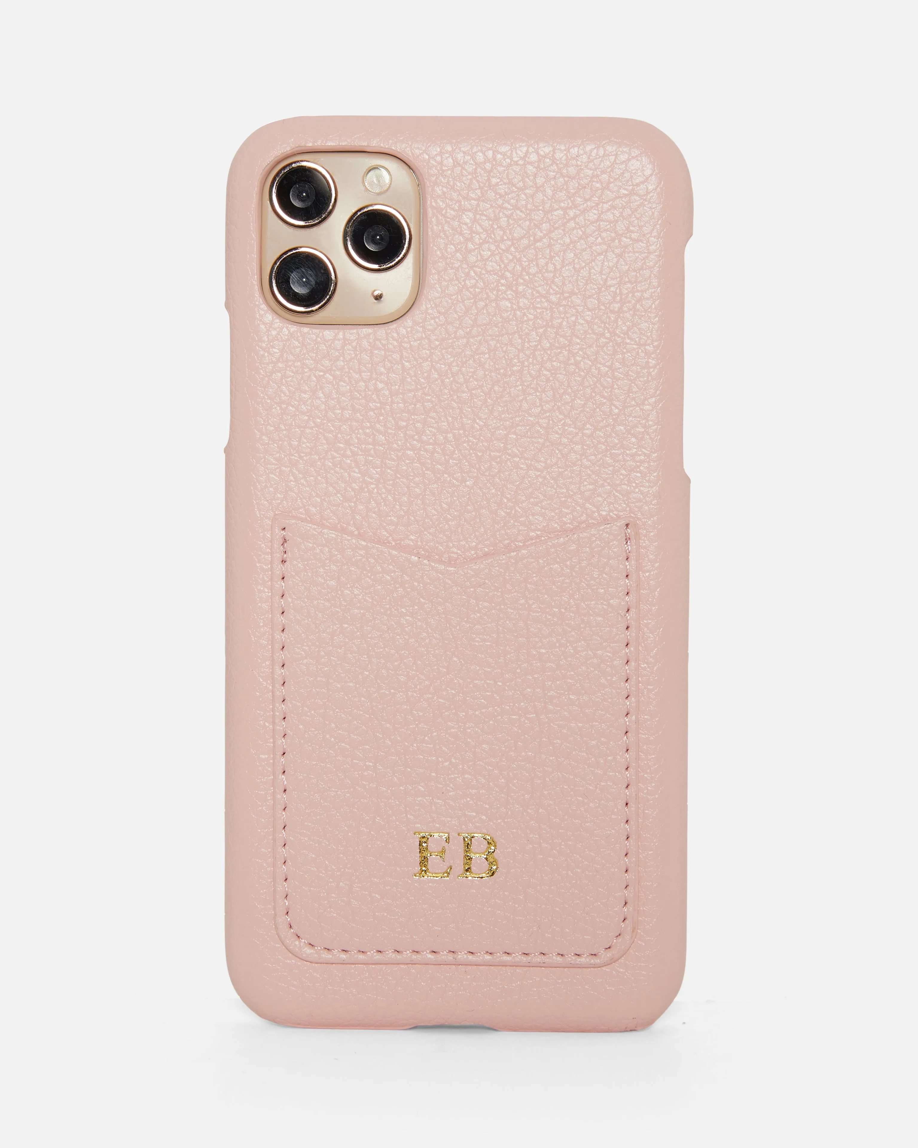 Embossed Pocket Phone Case in Blush