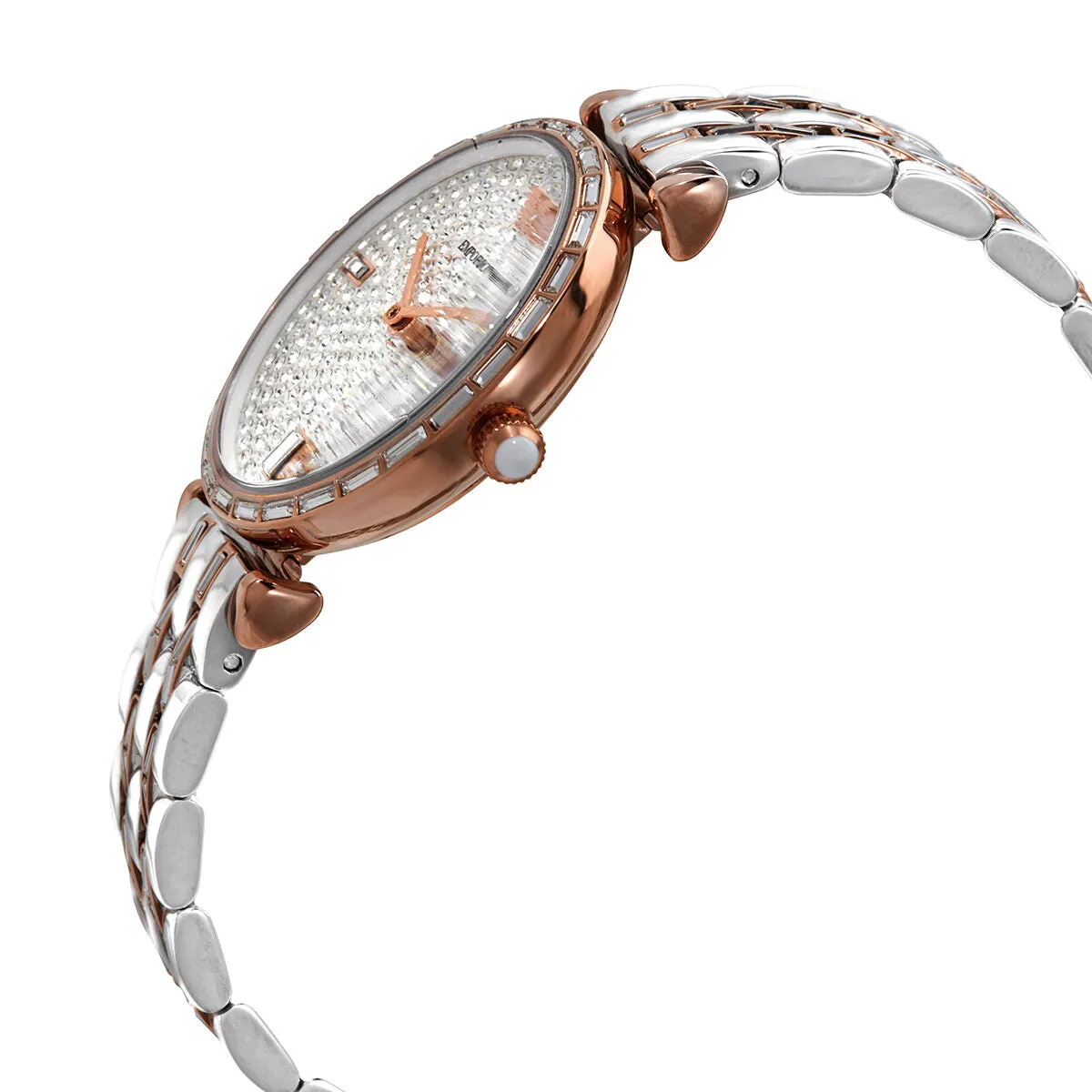 Emporio Armani Gianni T-Bar Quartz Silver Dial Ladies Watch AR11293