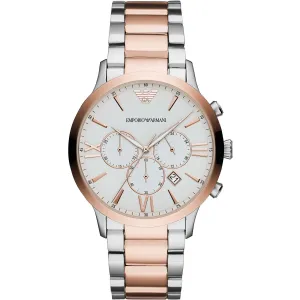 Emporio Armani Giovanni Chronograph White Dial Men's Watch AR11209