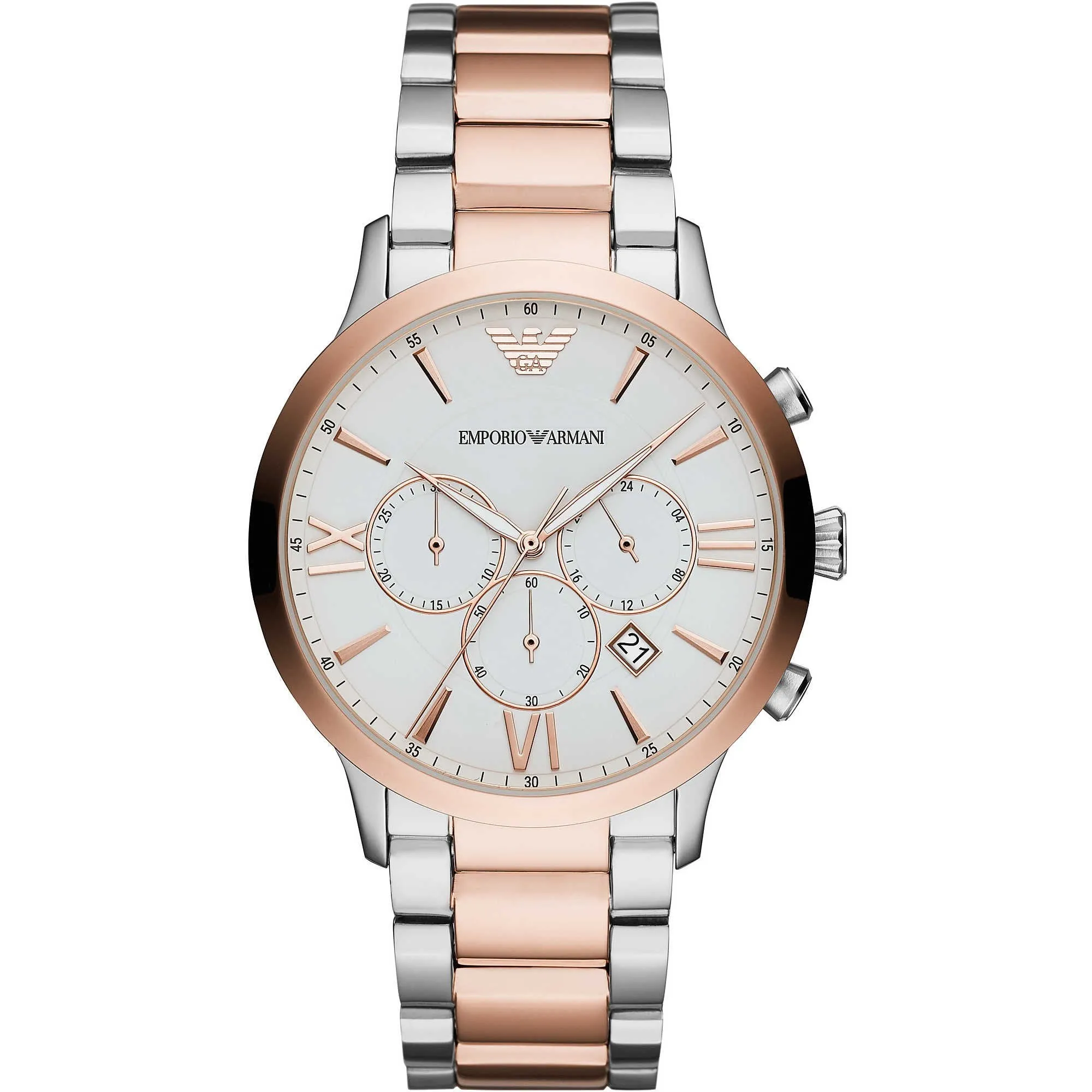 Emporio Armani Giovanni Chronograph White Dial Men's Watch AR11209
