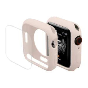 ENKAY Apple Watch (45mm) TPU cover with screen protector - Pink