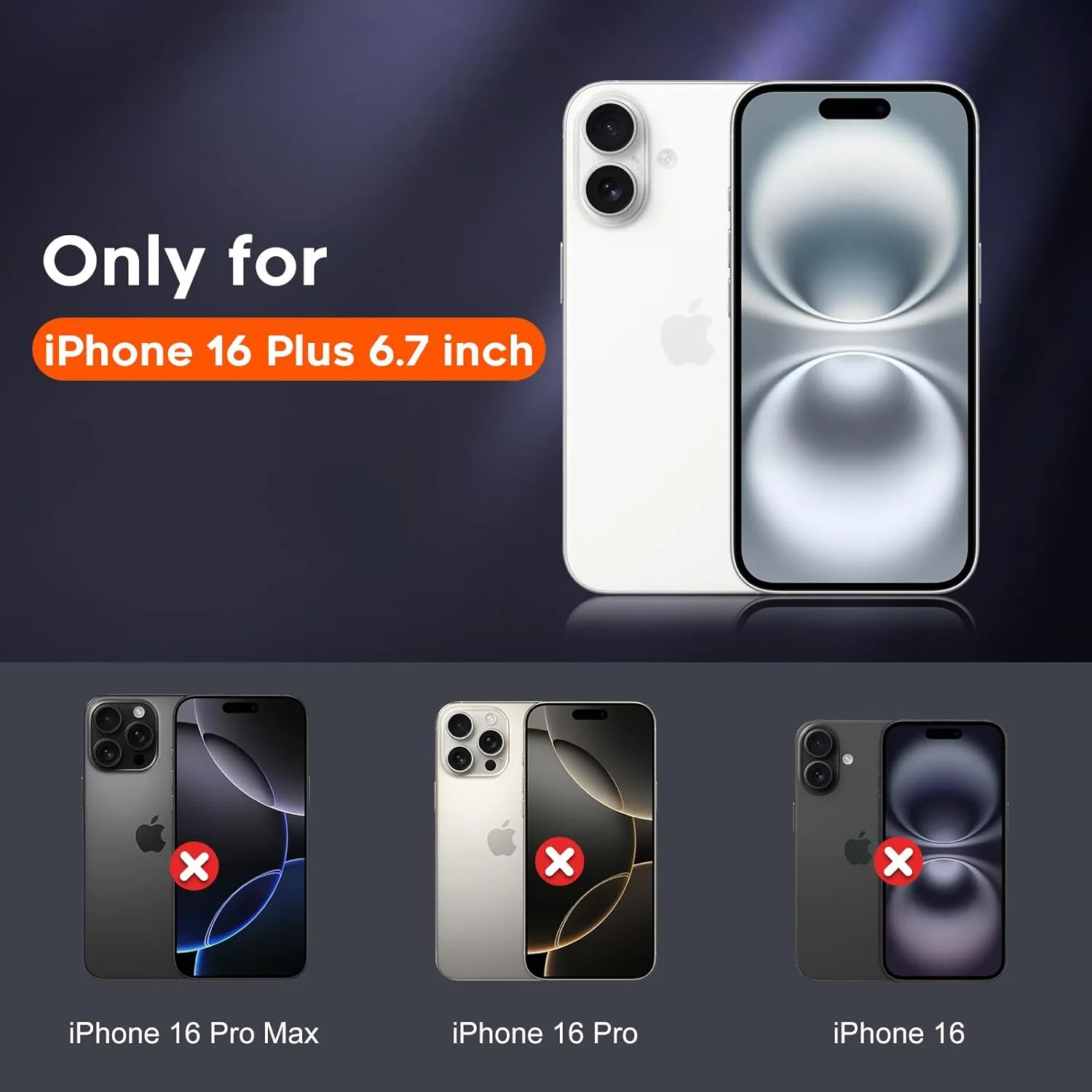 Entronix Apple iPhone 16 Plus Impact Shock Bumper Case,