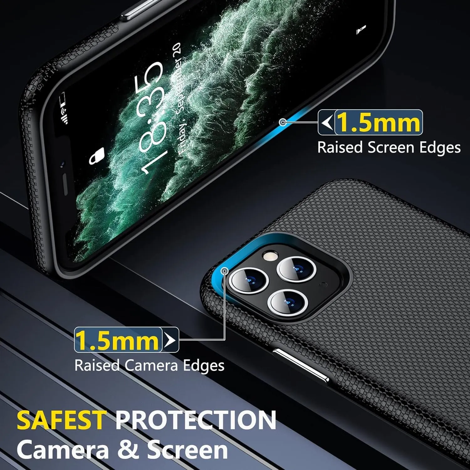 Entronix Apple iPhone 16 Plus Impact Shock Bumper Case,