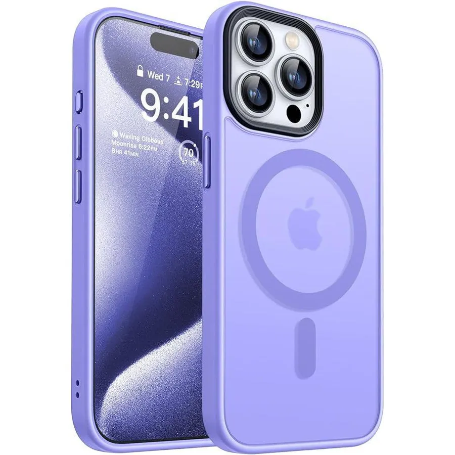 Entronix Apple iPhone 16 Pro Max [Magnetic-Compatible] Case - Translucent Matte,