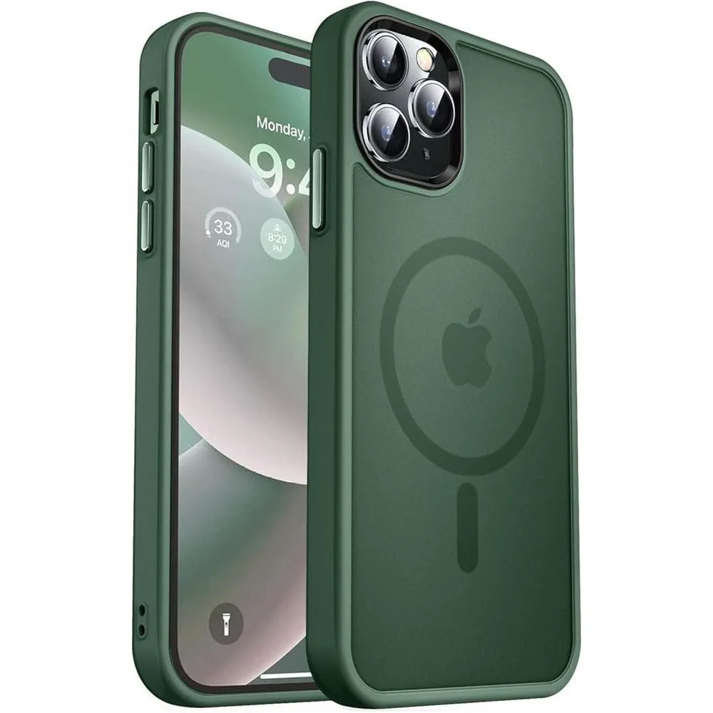 Entronix Apple iPhone 16 Pro Max [Magnetic-Compatible] Case - Translucent Matte,