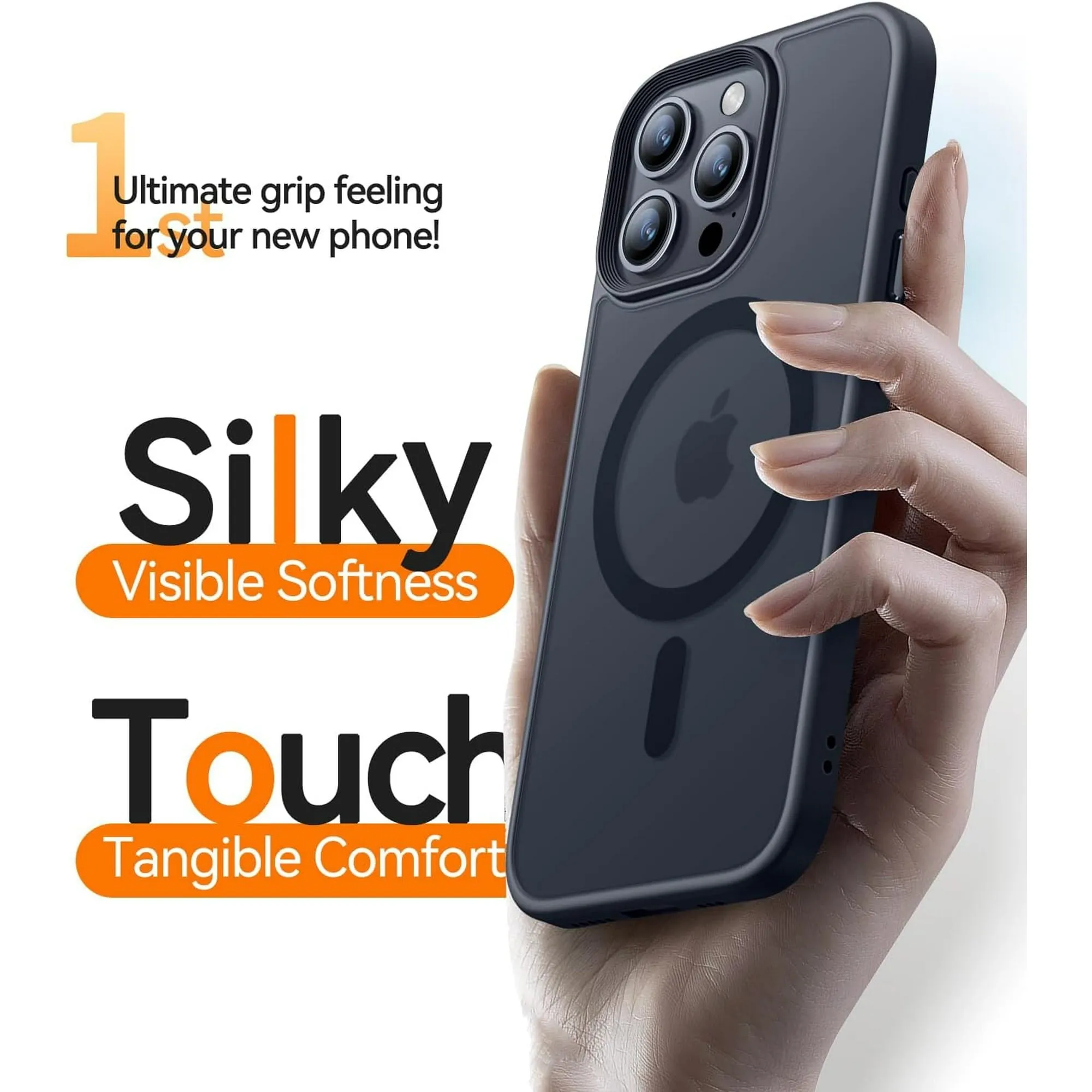 Entronix Case Compatible with Magsafe for Apple iPhone 15 Pro Max Magnetic Case, Heavy Duty Slim Dual Layer Shockproof Cover