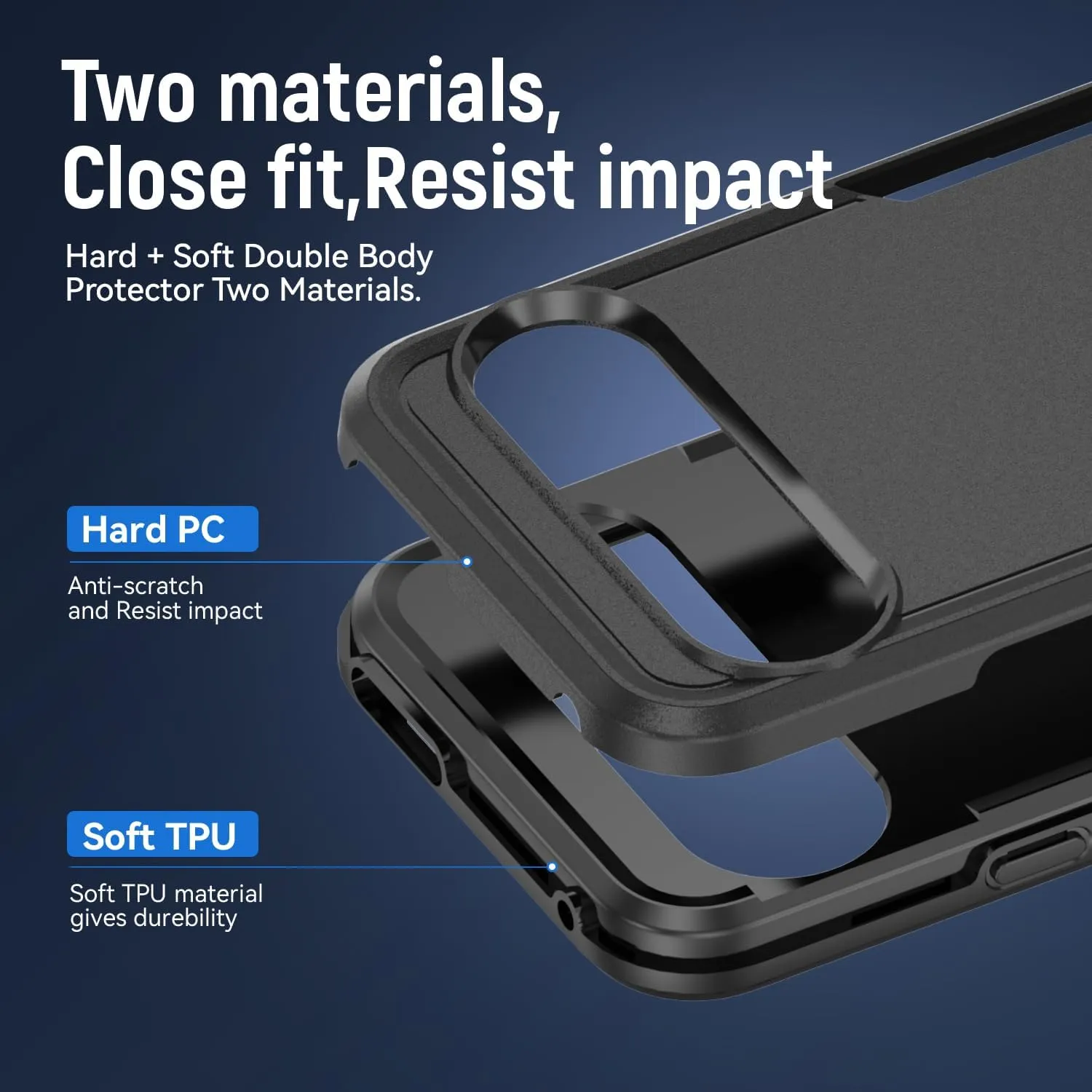 Entronix Case Designed for Google Pixel 7 Heavy Duty Case, Protection Shockproof Dropproof Dustproof Anti-Scratch Case