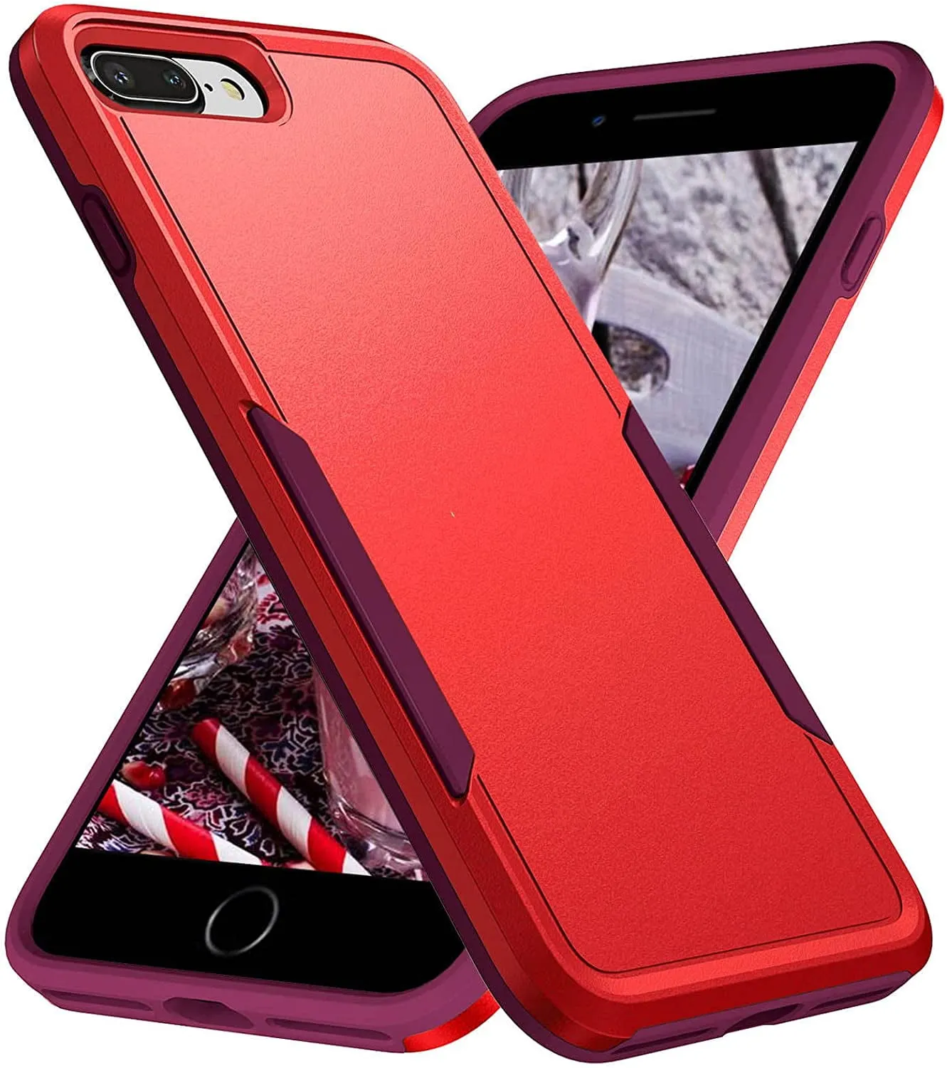Entronix Case Designed for iPhone 7/8 Plus Heavy Duty Case, Protection Shockproof Dropproof Dustproof Anti-Scratch Case