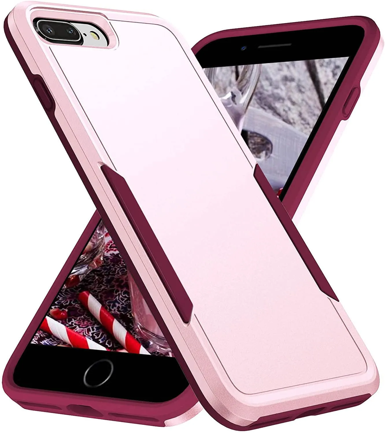 Entronix Case Designed for iPhone 7/8 Plus Heavy Duty Case, Protection Shockproof Dropproof Dustproof Anti-Scratch Case