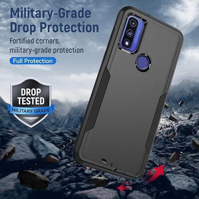 Entronix Case Designed for Motorola Edge Plus 2023 Heavy Duty Case, Dual Layer Protection Shockproof Dropproof Dustproof Anti-Scratch Case