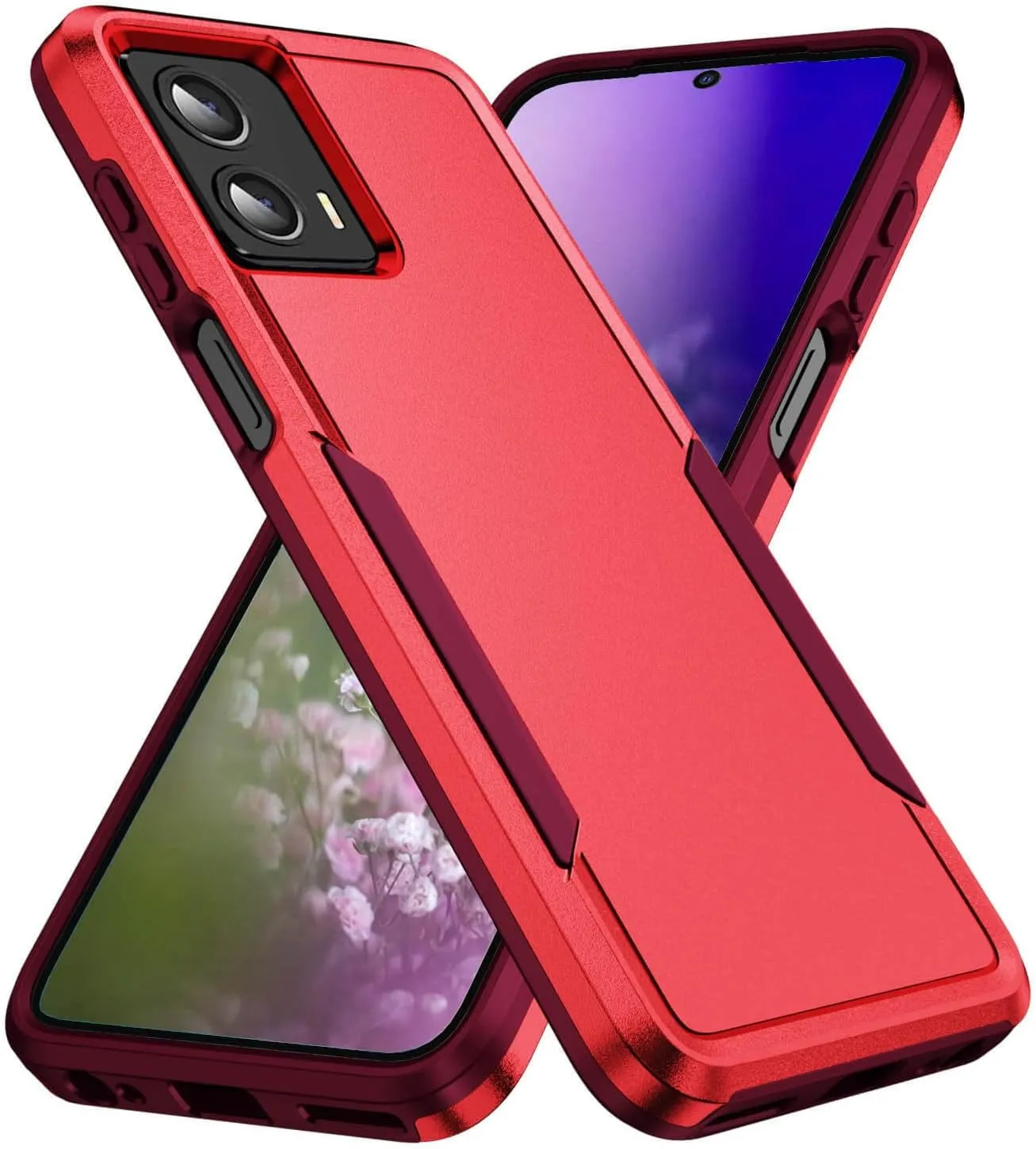 Entronix Case Designed for Motorola Edge Plus 2023 Heavy Duty Case, Dual Layer Protection Shockproof Dropproof Dustproof Anti-Scratch Case