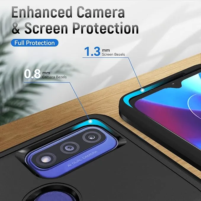 Entronix Case Designed for Motorola Edge Plus 2023 Heavy Duty Case, Dual Layer Protection Shockproof Dropproof Dustproof Anti-Scratch Case