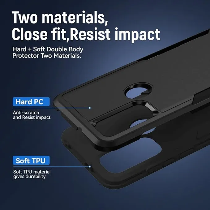 Entronix Case Designed for Motorola Edge Plus 2023 Heavy Duty Case, Dual Layer Protection Shockproof Dropproof Dustproof Anti-Scratch Case