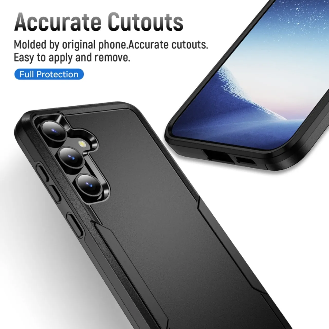 Entronix Case Designed for Samsung Galaxy Z Fold 3 Heavy Duty Case, Dual Layer Protection Shockproof Dropproof Dustproof Anti-Scratch Case
