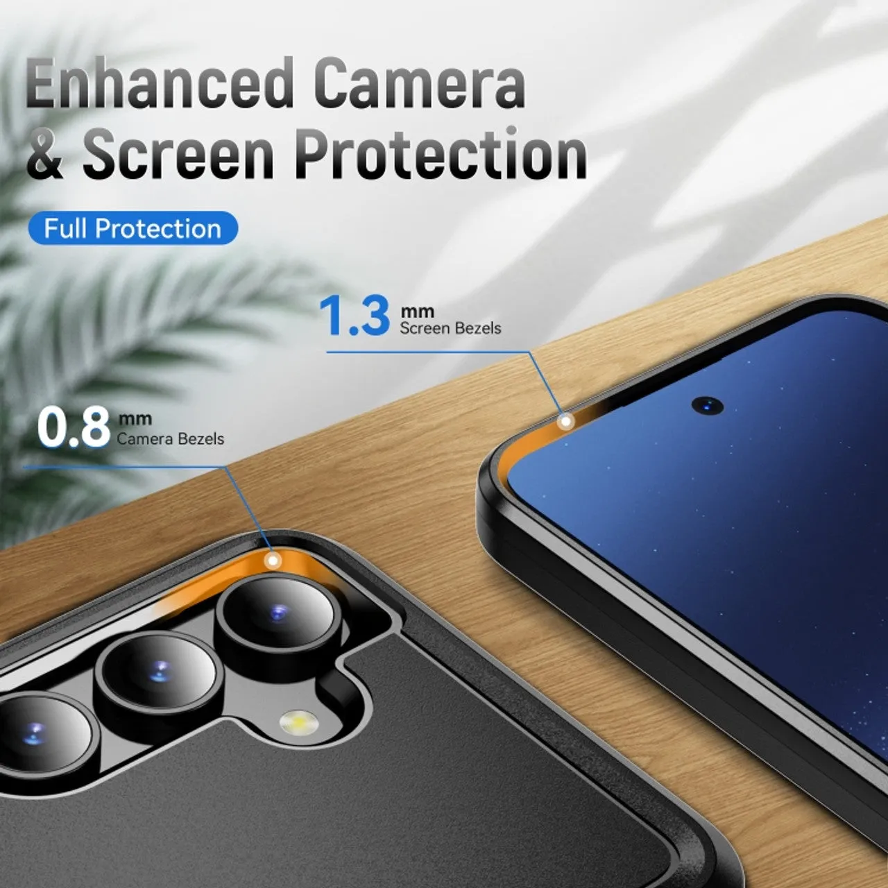 Entronix Case Designed for Samsung Galaxy Z Fold 3 Heavy Duty Case, Dual Layer Protection Shockproof Dropproof Dustproof Anti-Scratch Case