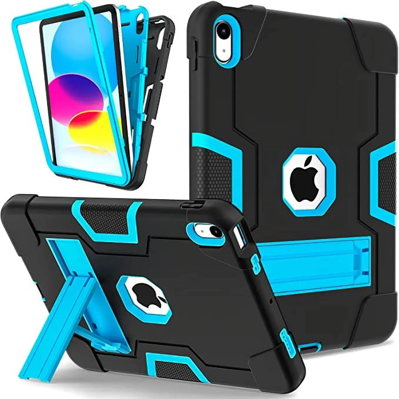 Entronix Heavy Duty Case for iPad 10th Generation 10.9 Inch, Blue