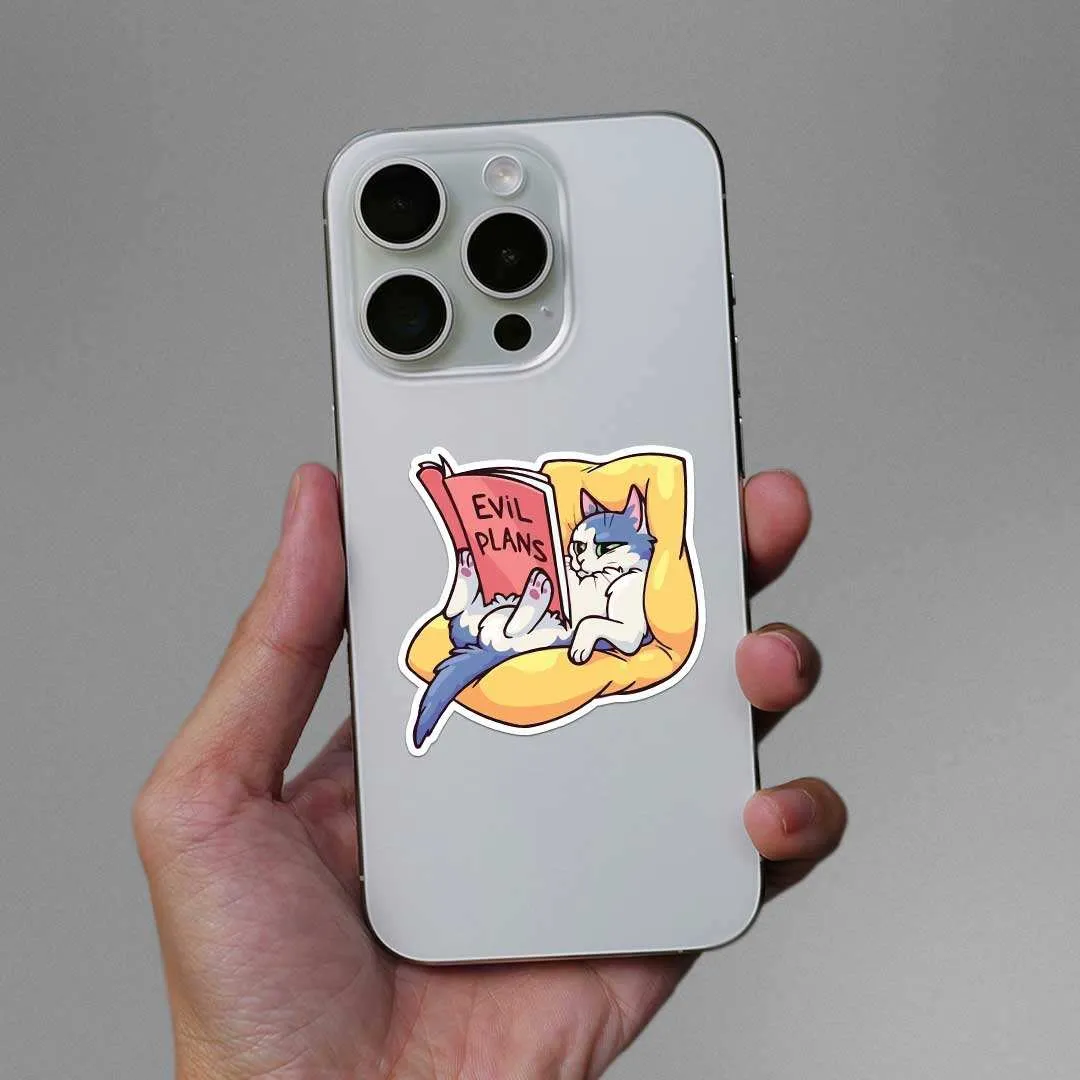 Evil Plans Sticker