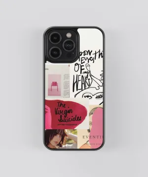 Eyes of the Heart Abstract Glass Phone Case Cover
