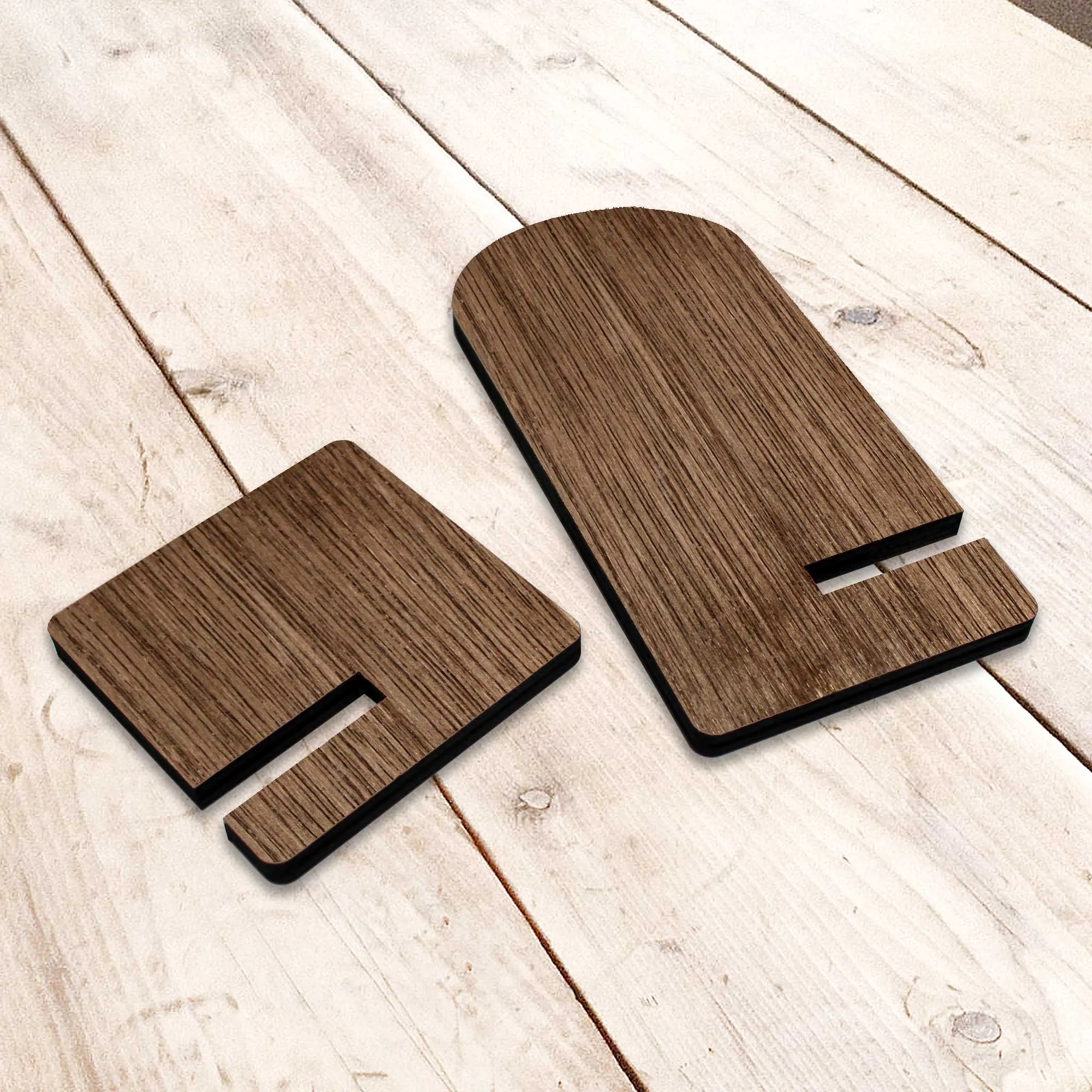 Family Name Personalized Cell Phone Stand Custom Monogram Wood Stand Mobile Tablet Holder Charging Station Organizer - 892010P