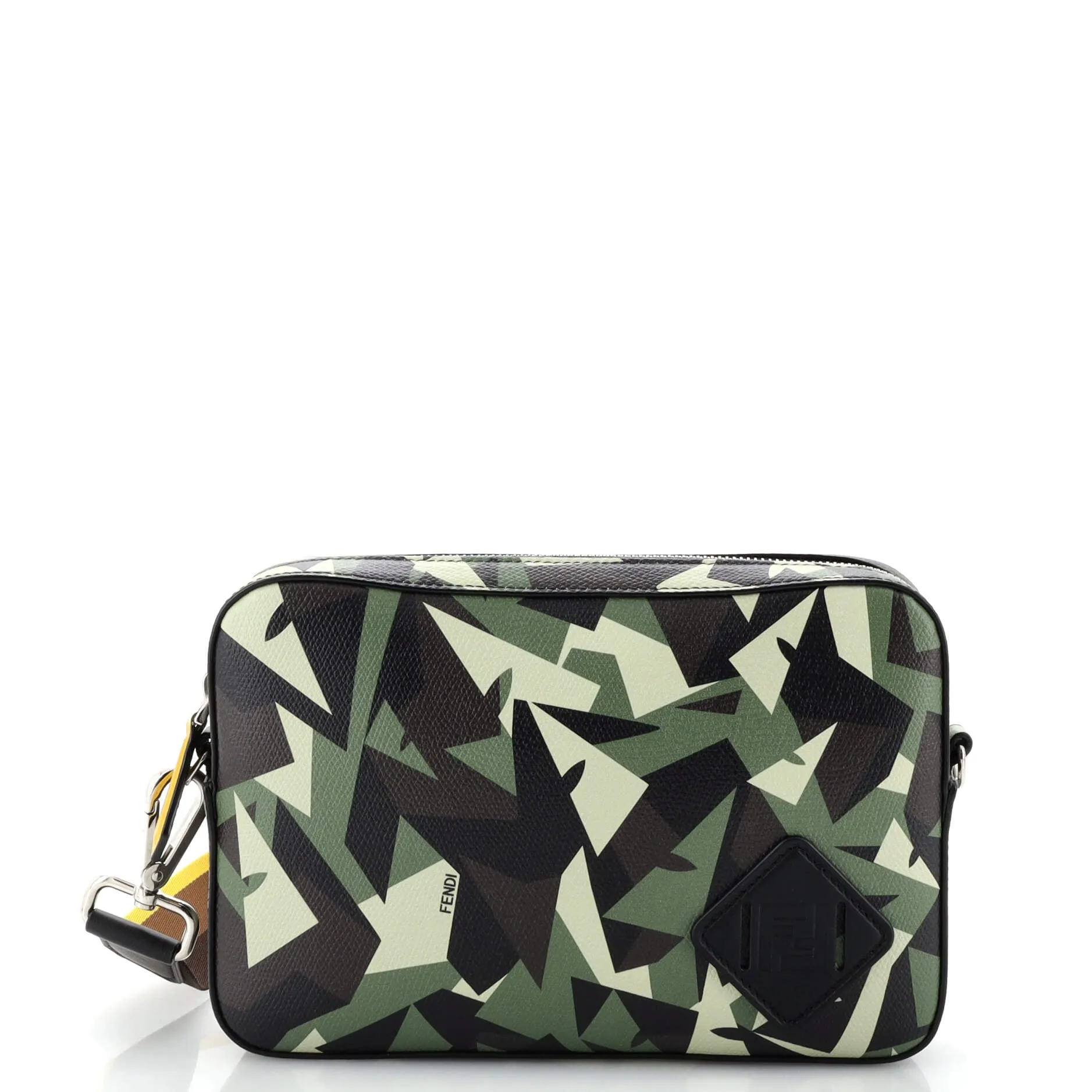 FENDI Camera Case Bag Printed Coated Canvas Medium