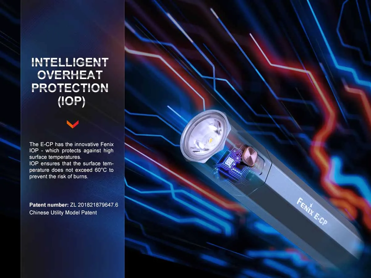 Fenix E-CP Rechargeable Flashlight with Power Bank
