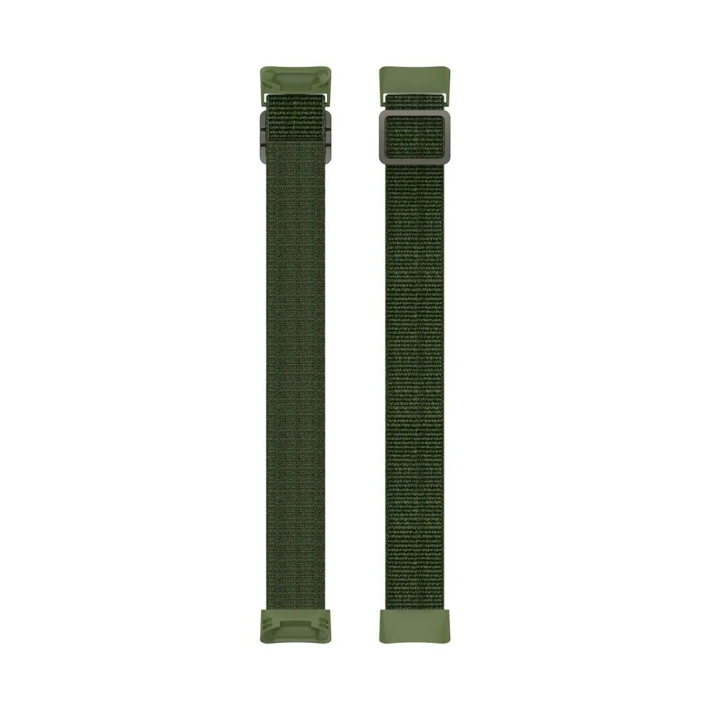 Fitbit Charge 5 elastic nylon watch strap - Green