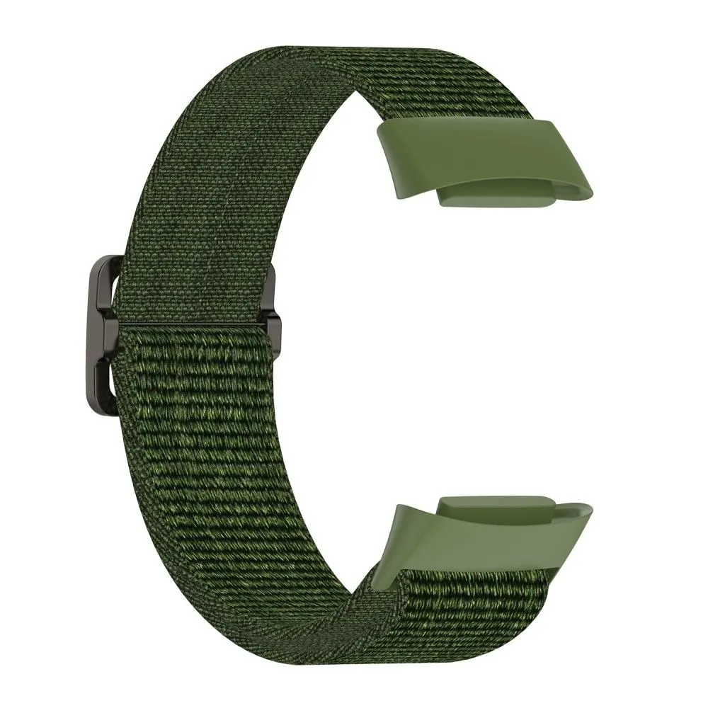 Fitbit Charge 5 elastic nylon watch strap - Green