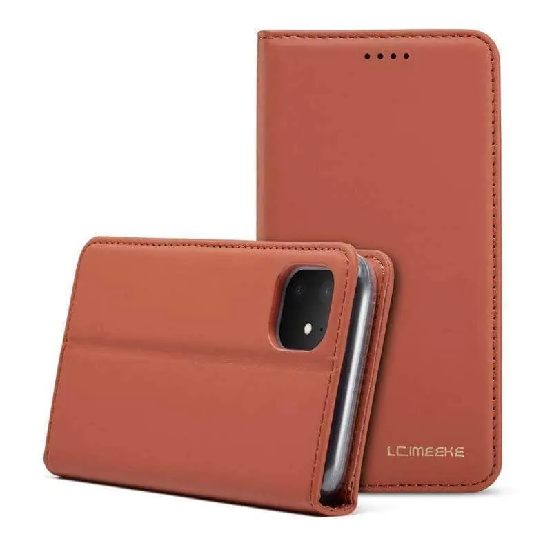 Flip Leather Magnetic Case Luxury Wallet Business Vintage Book Design Cover iPhone 11 Pro Max