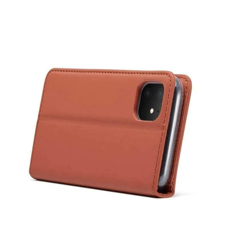 Flip Leather Magnetic Case Luxury Wallet Business Vintage Book Design Cover iPhone 11 Pro Max
