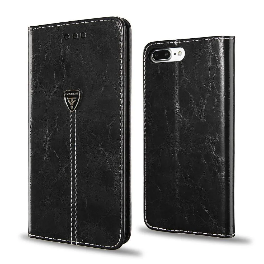 Flip Leather Phone Case Wallet Card Slots Cases Cover