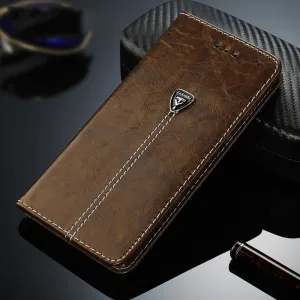 Flip Leather Phone Case Wallet Card Slots Cases Cover