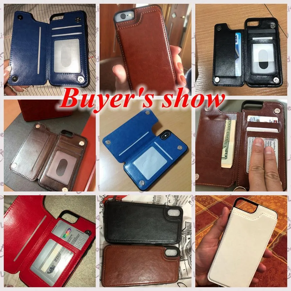 Flip Leather Phone Wallet Case
