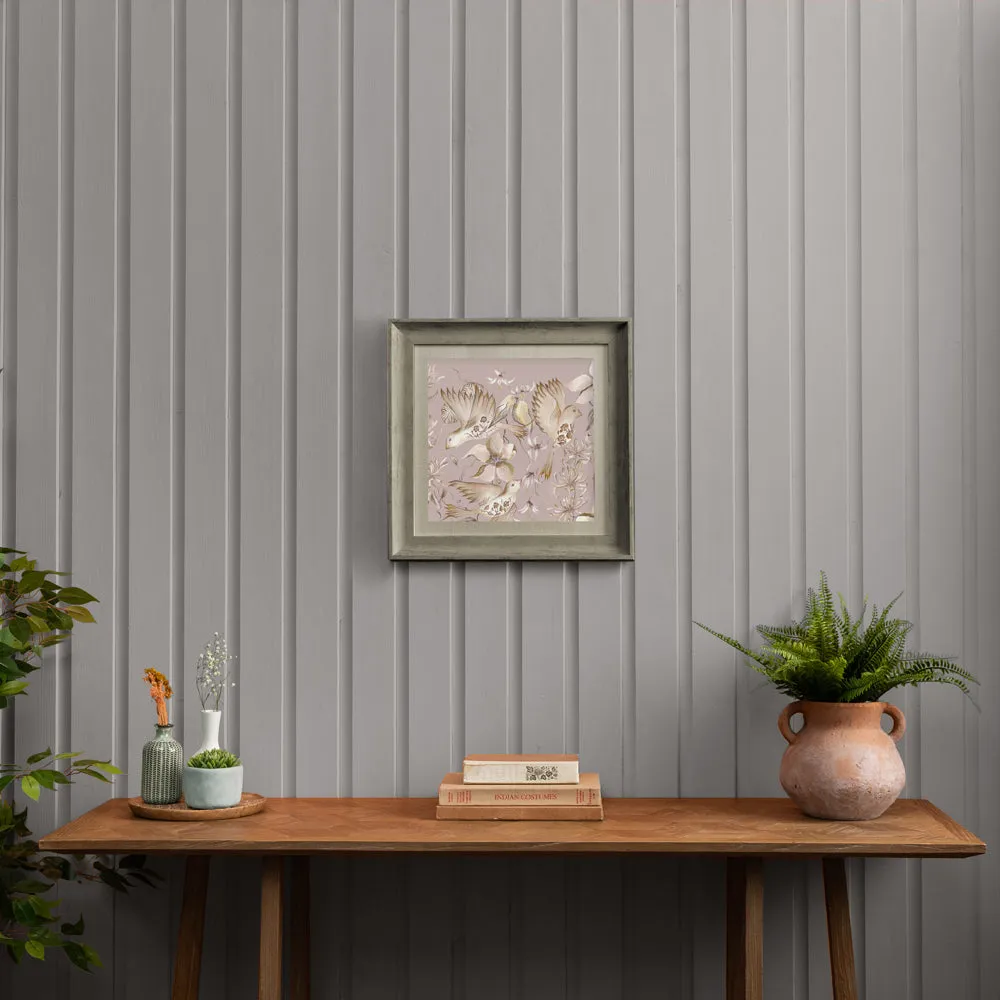 Floella Framed Print Stone/Viola