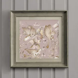 Floella Framed Print Stone/Viola